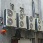 Air conditioning units, Rose Street North Lane