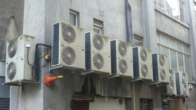 Air conditioning units, Rose Street North Lane